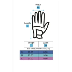 Slazenger V300 Golf Glove Ladies lh in Multi