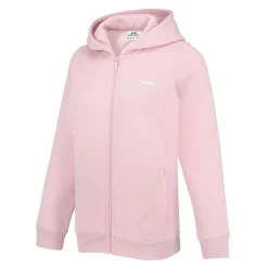 Slazenger Womens Fitted Full Zip Hoodie in Pink