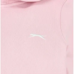 Slazenger Womens Fitted Full Zip Hoodie in Pink