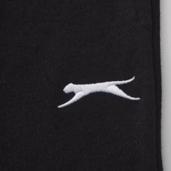 Slazenger Womens Fleece Jogging Bottoms in Black