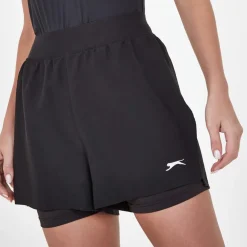 Slazenger Womens 2in1 Shorts in Black