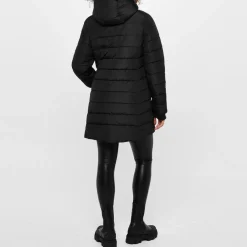 Slazenger Womens Mid Length Padded Jacket in Black