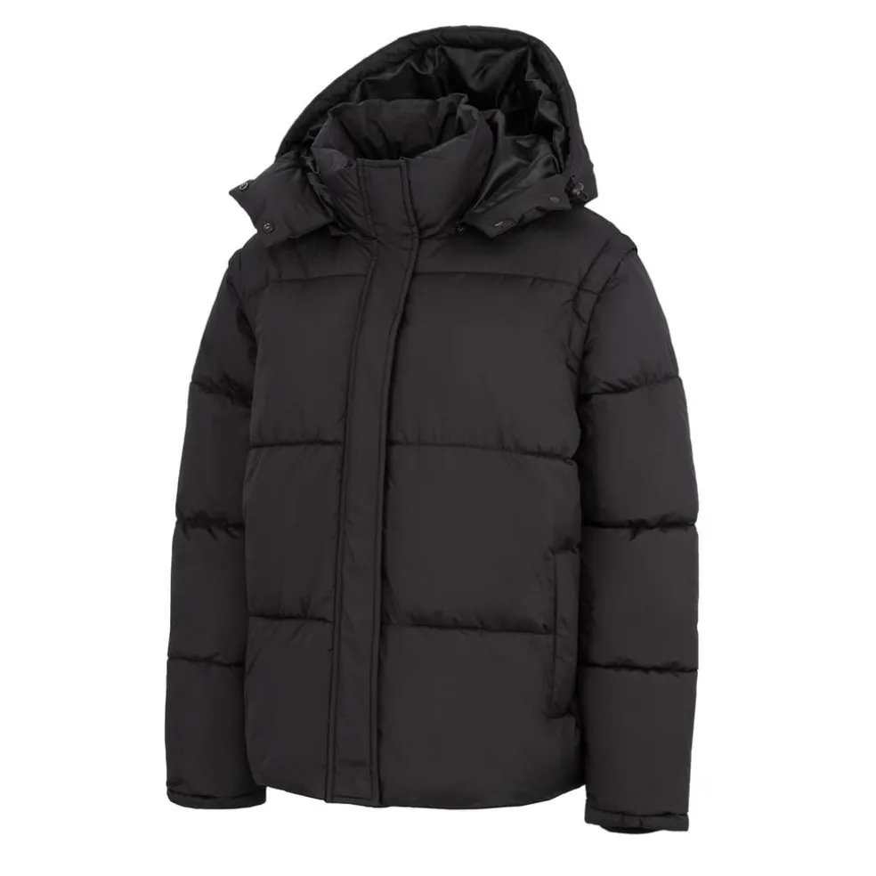 Slazenger Womens Multiway 4 In 1 Puffer Jacket in Black