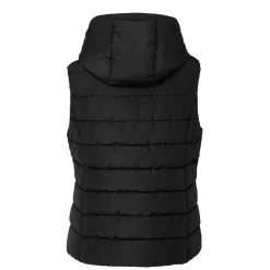 Slazenger Womens Padded Gilet With Fleece Lining in Black