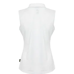 Slazenger Womens Sleeveless Polo Shirt in White