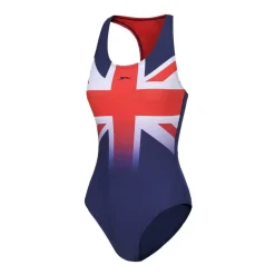 Slazenger Womens Union Jack Racer Back in Blue