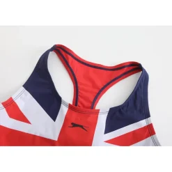 Slazenger Womens Union Jack Racer Back in Blue