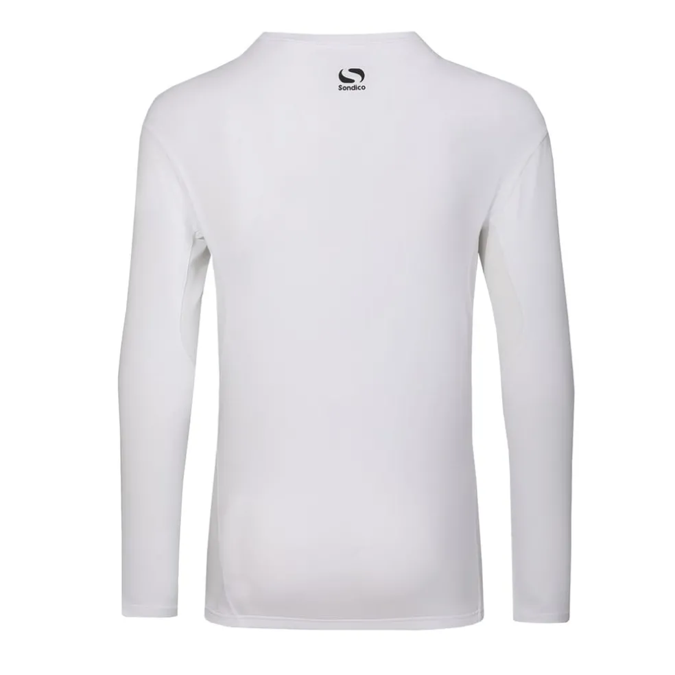 Sondico Mens Core Base Long Sleeve in White