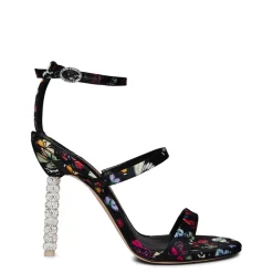 Sophia Webster Rosalind Heeled Sandals in Black