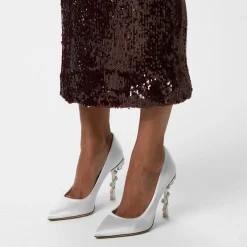 Sophia Webster Sophia Blossom Stiletto Pumps in White