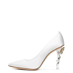 Sophia Webster Sophia Blossom Stiletto Pumps in White