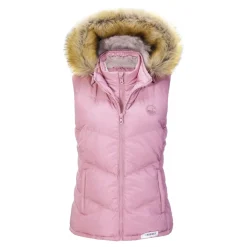 SoulCal 2 Zip Gilet Ladies in Pink
