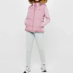 SoulCal 2 Zip Gilet Ladies in Pink