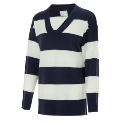 SoulCal Cal Women Long Sleeve Stripe Jumper in Blue