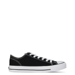 SoulCal Canvasas Low Ladies Canvasas Shoes in Black