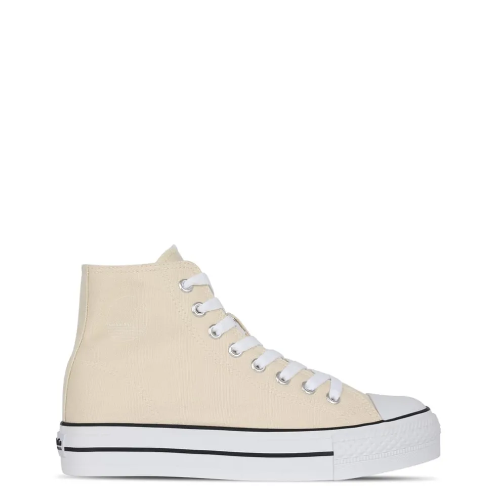 SoulCal Top Platform Trainers in Beige