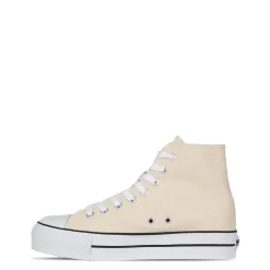 SoulCal Top Platform Trainers in Beige