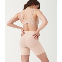 Spanx Seamless Shaping Medium Control Shorts in Nude