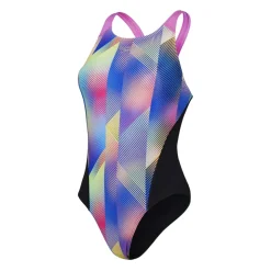 Speedo Allover Digital Recordbreaker 1 Piece Swimsuit in Multi colour