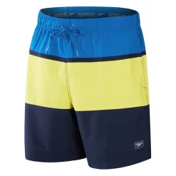 Speedo Colorblock Redondo Edge Volley 17 Water Shorts in Blue yellow