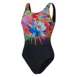 Speedo Digital U-Back 1 Piece Swimsuit in Multi colour