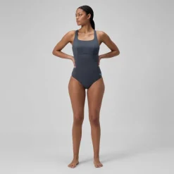 Speedo Flxb Ss Bibra Ld54 in Grey