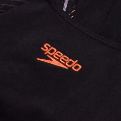Speedo Hyperback Splice Muscleback Swimsuit in Black