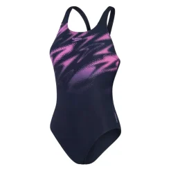Speedo HyperBoom Muscle Back One-Piece Swimsuit in Blue