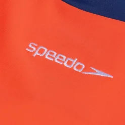 Speedo Infants Learn To Swim Rash Top in Blue Orange