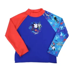 Speedo Infants Long Sleeve Rash Top in Blue