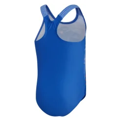 Speedo Infants Placement 1 Piece Swimsuit in Blue pink