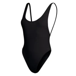 Speedo Solid 1 Piece Swimsuit in Black