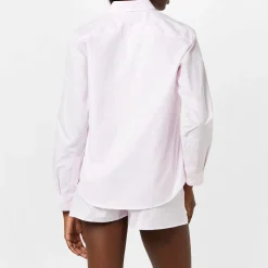 Sporty and Rich Sporty Crown Ls Shrt in Pink