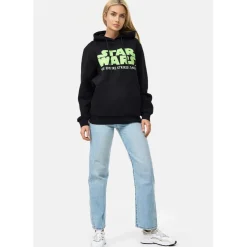 Star Wars Hooded Regular Fit Sweatshirt in Black