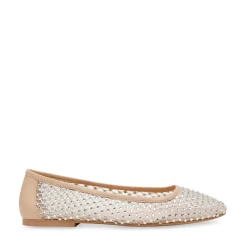 Steve Madden Ballet Flats in Beige