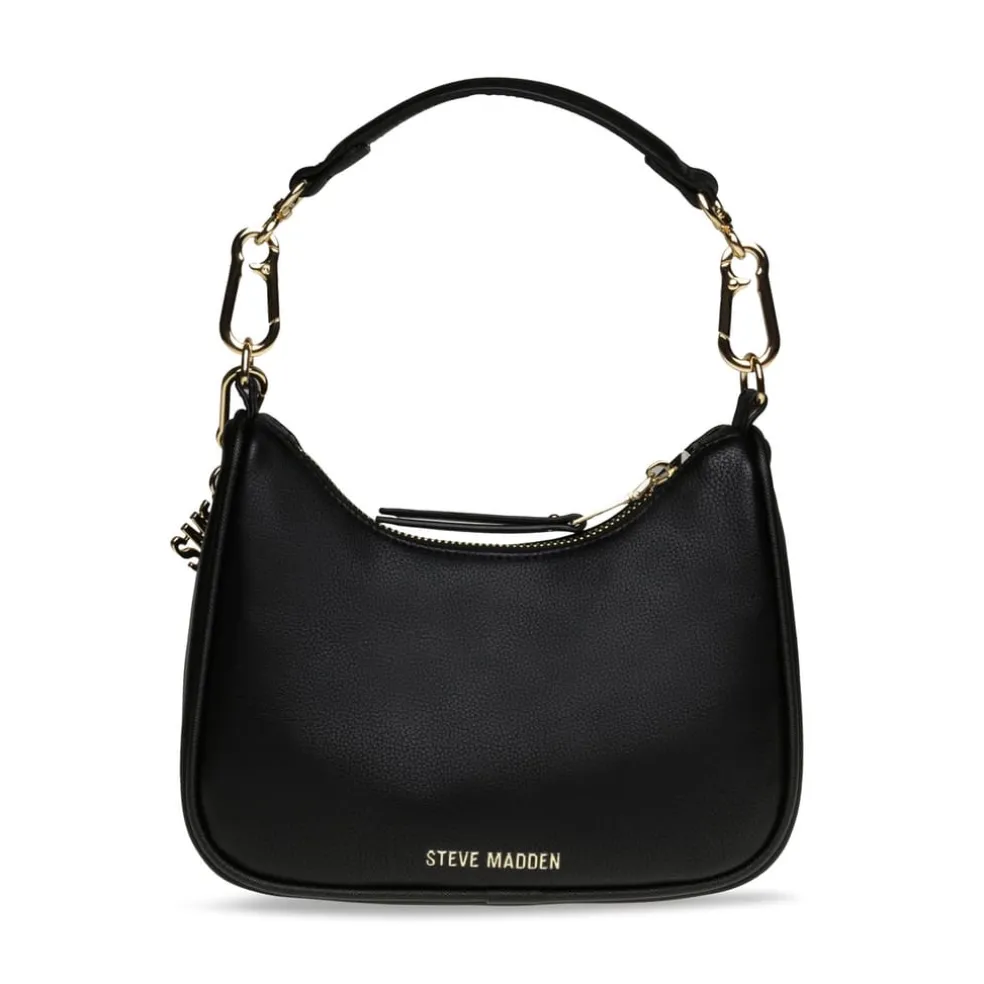 Steve Madden Bprime Shoulder Bag in Black Gold