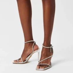Steve Madden Brittina Heels in Silver