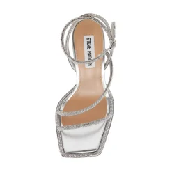 Steve Madden Brittina Heels in Silver