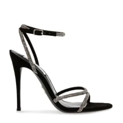 Steve Madden Bryanna Stiletto High Heel Sandals in Black
