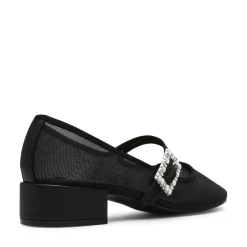 Steve Madden Champaign Mary Janes Block Heel in Black