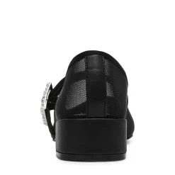 Steve Madden Champaign Mary Janes Block Heel in Black