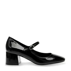 Steve Madden Hawke Mary Jane Block Heel Pumps in Black