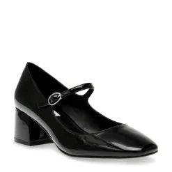 Steve Madden Hawke Mary Jane Block Heel Pumps in Black