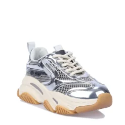 Steve Madden Juniors Jpossession Trainers in Silver