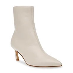 Steve Madden Lulah Ankle Stiletto Boots in Cream