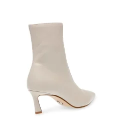 Steve Madden Lulah Ankle Stiletto Boots in Cream