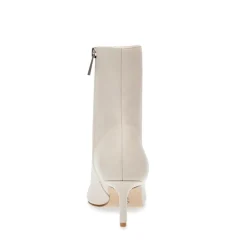 Steve Madden Lulah Ankle Stiletto Boots in Cream