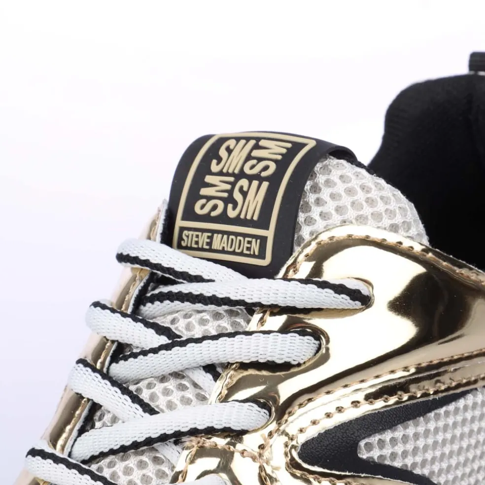 Steve Madden Medalist2 Trainers in Grey