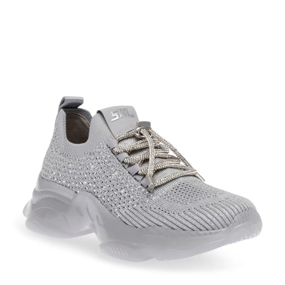 Steve Madden Meter Trainers in Silver