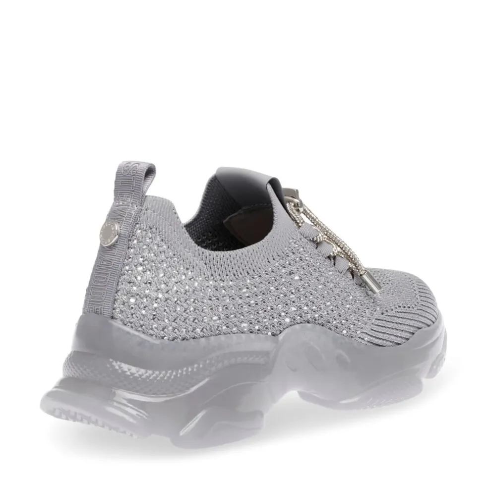 Steve Madden Meter Trainers in Silver